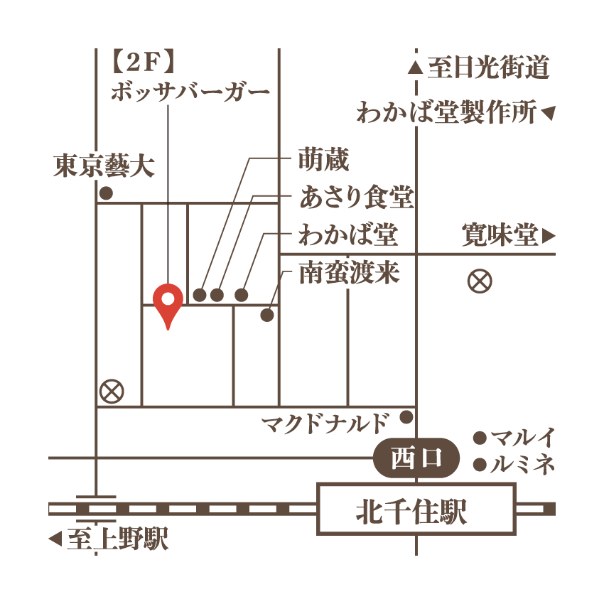 BAR Cosmic Soul 周辺地図